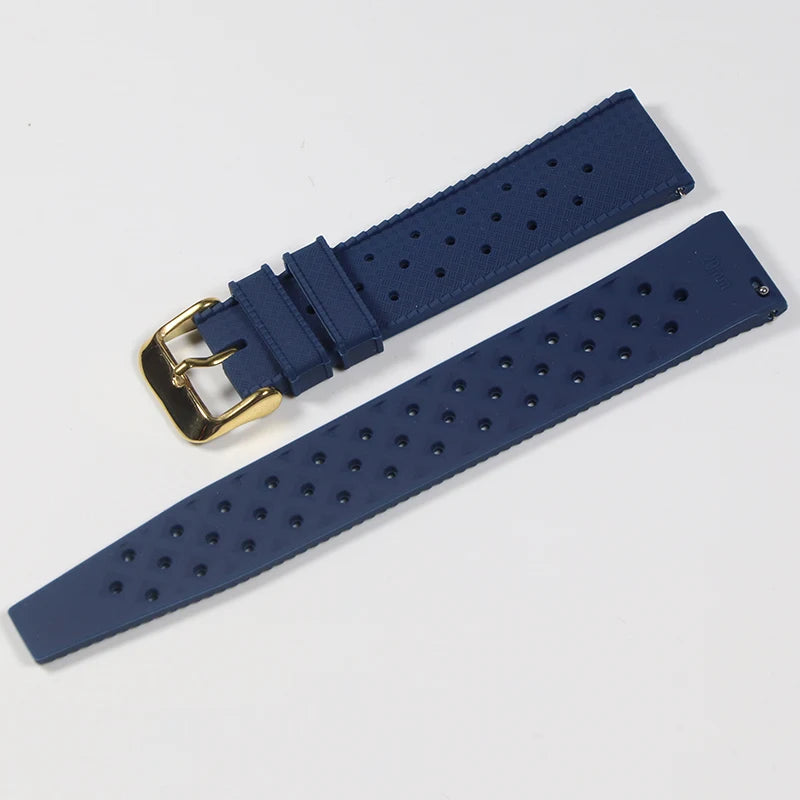 Tropical Rubber Quick-Release Watch Strap – 18–22mm