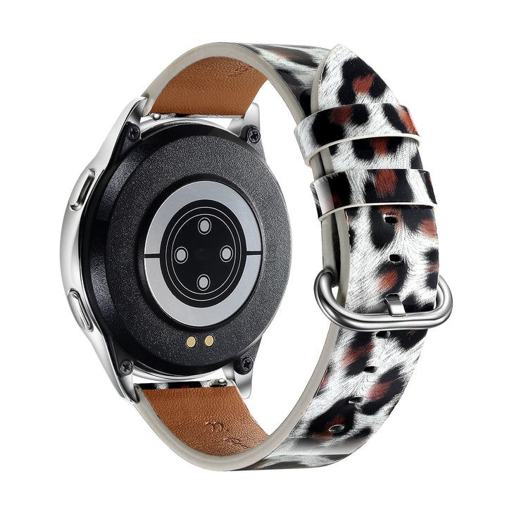 Leopard Print Leather Watch Band 20/22mm (Quick Release)