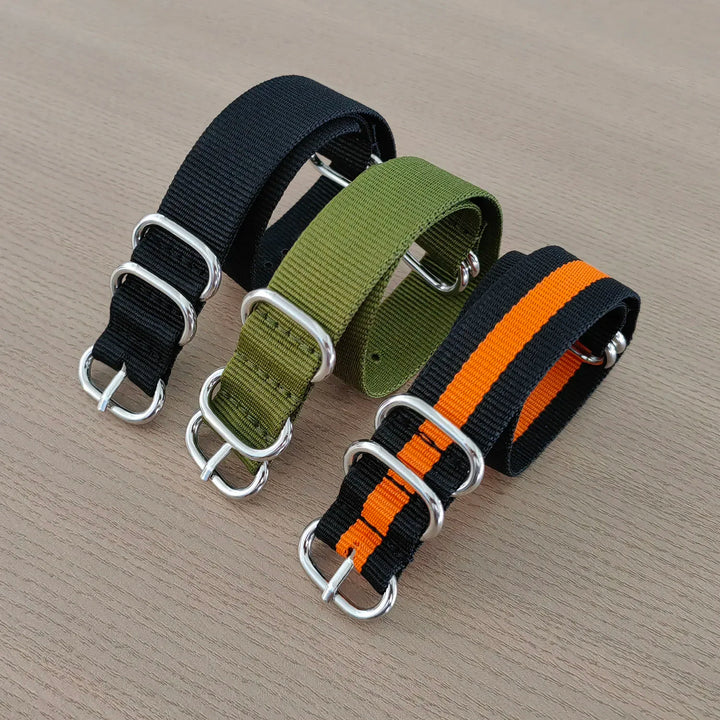 Nylon Military Watch Band 18–24mm