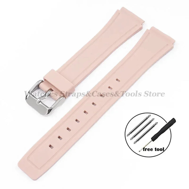 Strap for Casio F84/F91W 18mm Silicone Watchband for F105 F108 FA158 F168 AE1200 AE1300 Replacement Bracelet Men Women Thin Band
