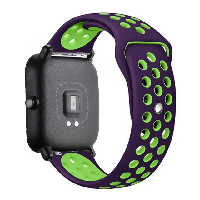 20mm/22mm Silicone band For Amazfit GTS 4/3/2/2e/2 4 Mini GTR 4/2/3 Pro/47mm/stratos 3 Watch Bracelet correa Amazfit bip 6 strap