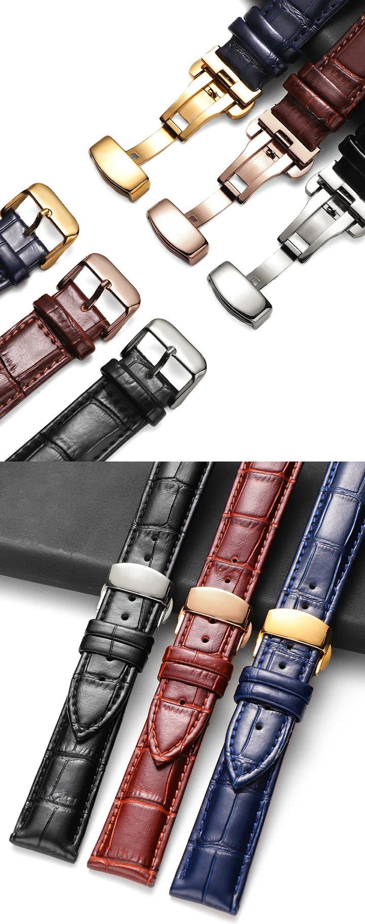 Genuine Leather Watch Strap for Tissot Le Locle T41 (1853)