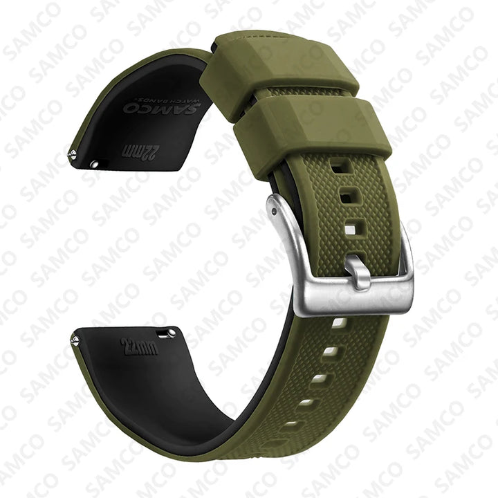 Premium Silicone Quick-Release Watch Band 18/20/22mm