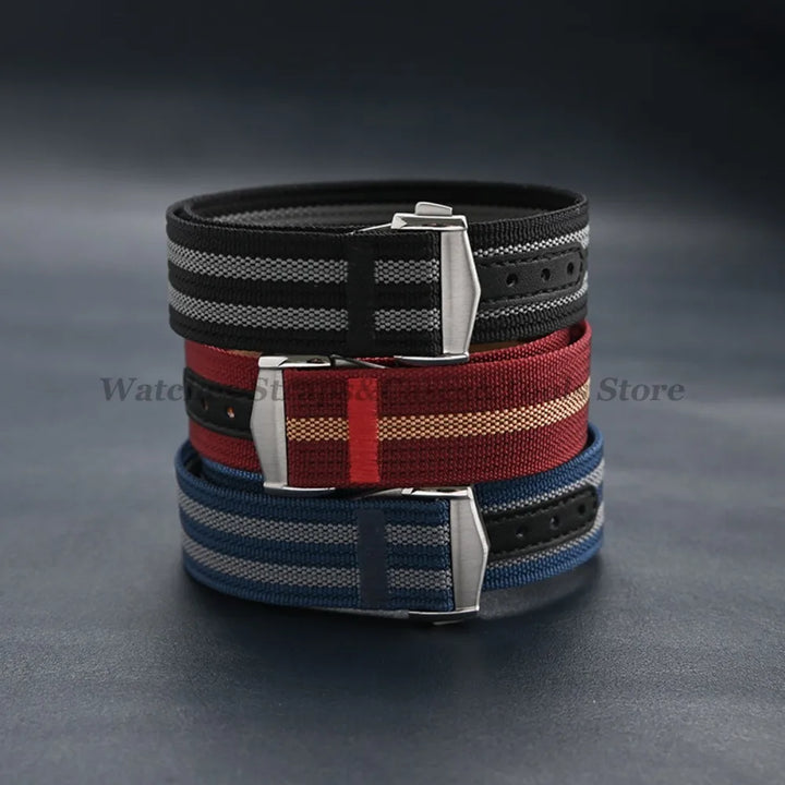 Canvas Nylon Watch Strap – 20-22mm Waterproof
