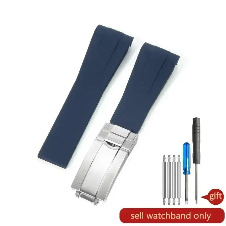Silicone Watch Strap 20–21mm for Rolex Submariner & Daytona