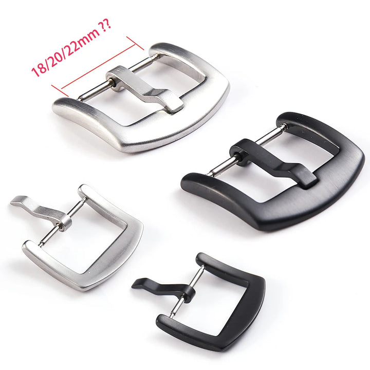 High-Quality Metal Watch Buckle – 14–26mm, Stainless Steel Clasp