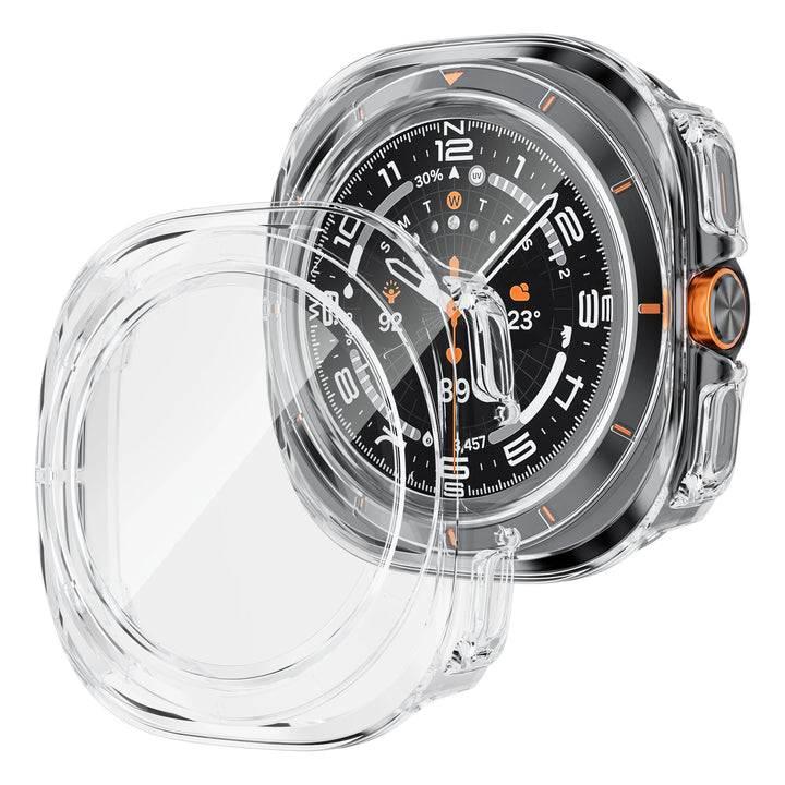 Samsung Galaxy Watch Ultra 47mm Case with Tempered Glass & Hard PC Bumper