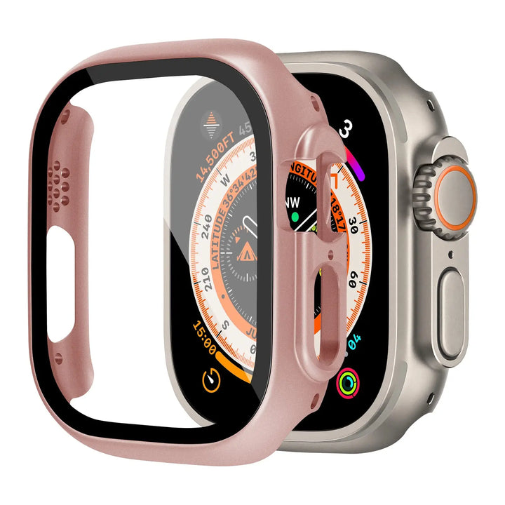 Cover For Apple Watch Ultra 3 Case 49mm Accessories PC Shockproof Bumper+Tempered Glass Screen Protector iwatch Series Ultra 2