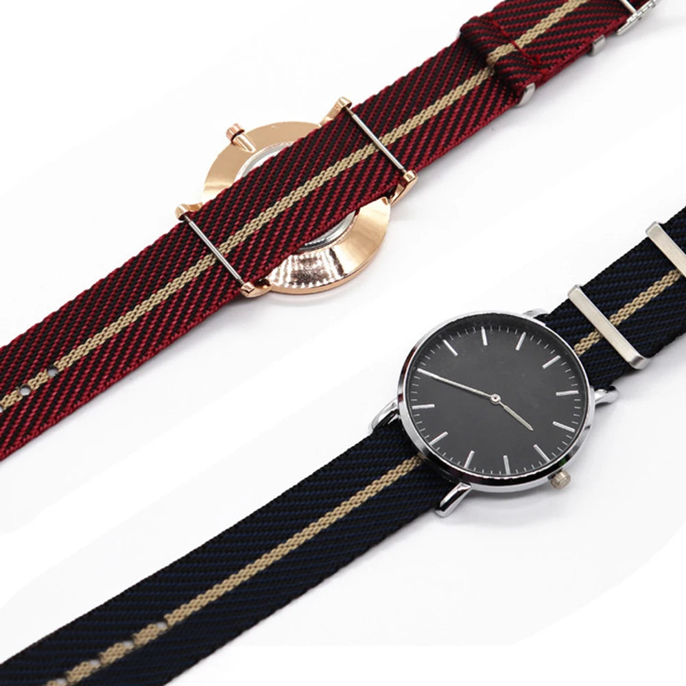 Nylon Military Watch Band 18–22mm