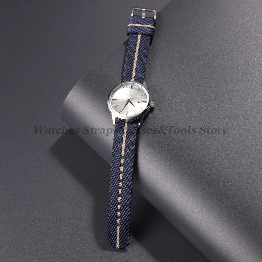 Quick Release Nylon Strap (20–22mm) – Military Style