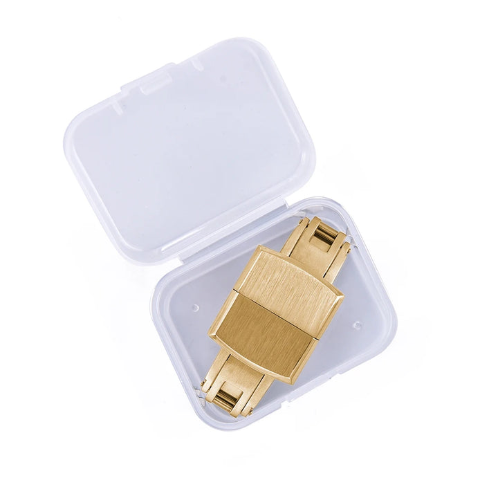 Stainless Steel Butterfly Buckle – 16/18mm, Double Pull Folding Clasp