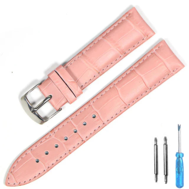 Watch Band Genuine Leather straps Watchbands 12mm 18mm 20mm 22mm watch accessories superior quality watch strap