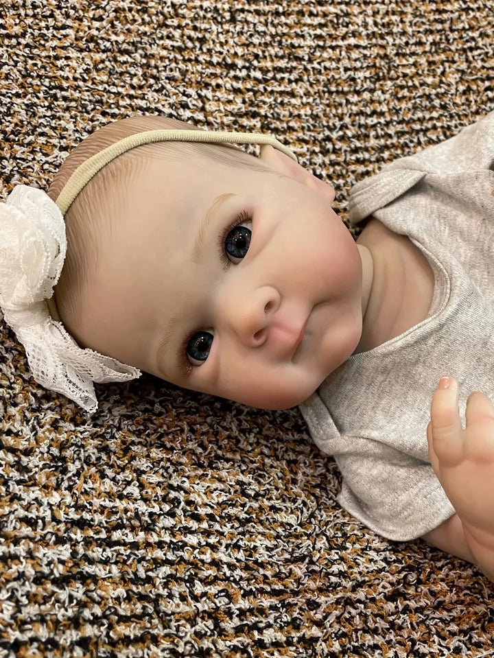 18″ Bettie Reborn Baby Girl – Lifelike Painted Hair Doll