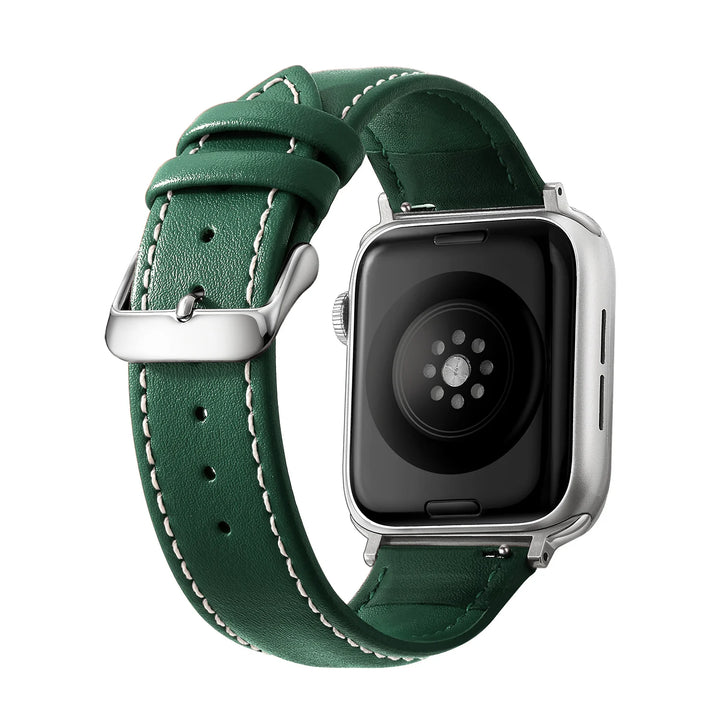 Genuine Leather Apple Watch Band 40–49mm for iWatch Series 3–8 & Ultra