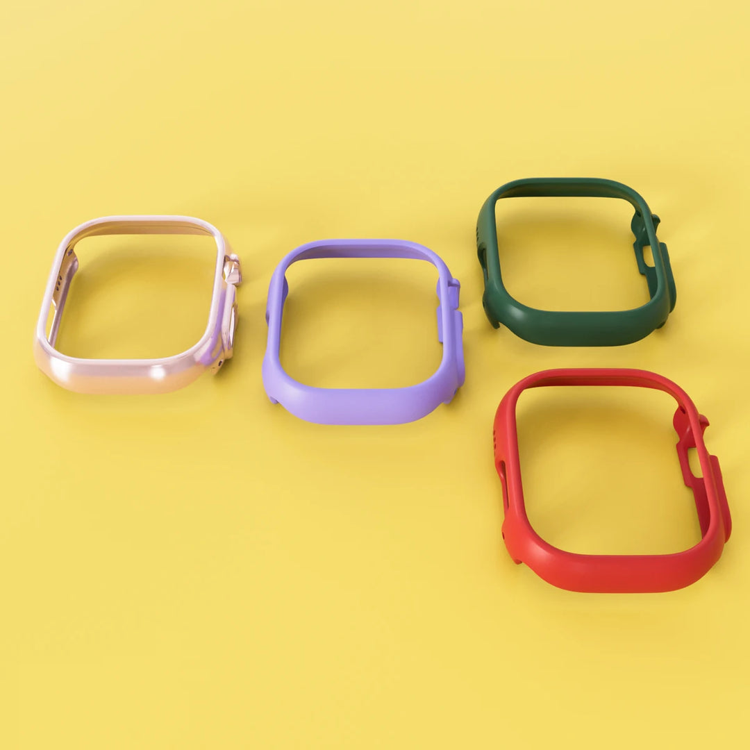 Cover Case For Apple Watch Ultra 2 3 49mm Accessories Hollow Hard PC Bumper Shell Protector iWatch Series Ultra 3 2 1 Protective