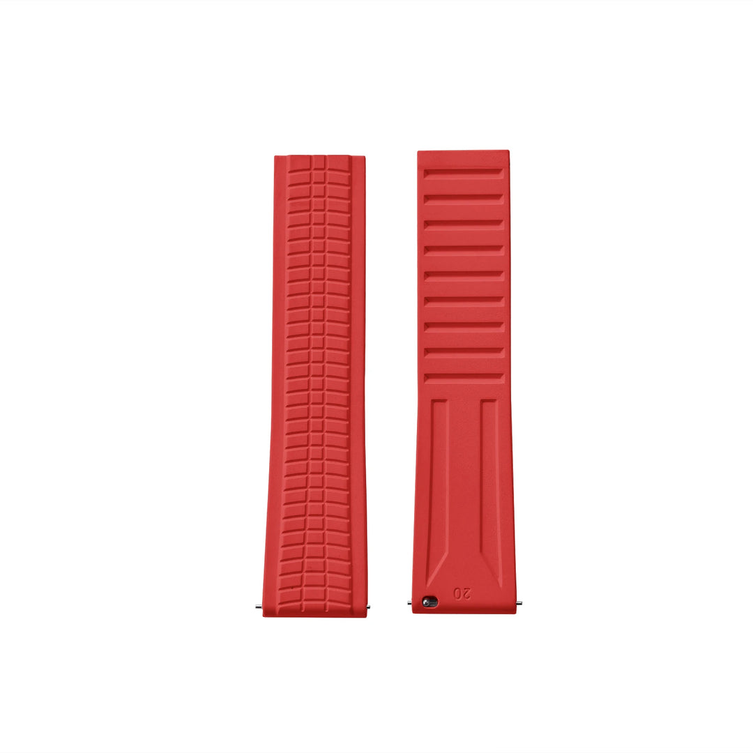 NATOBELT CTS FKM Rubber Watch Strap – 20–24mm Quick Release Butterfly Buckle for Patek Philippe