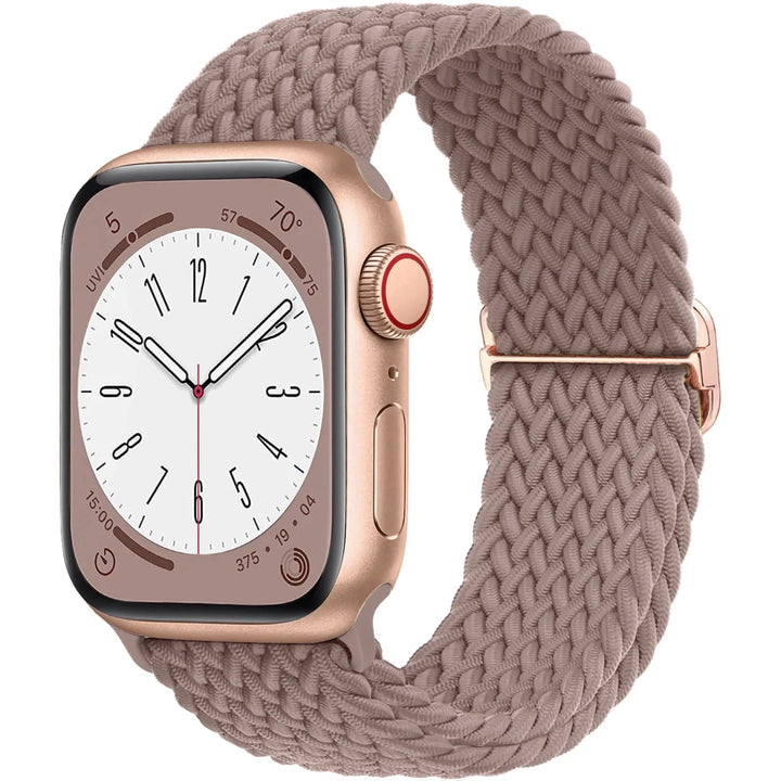 Strap for Apple Watch band 44mm 45mm 49mm 42mm 40 41 46mm Elastic Braided Solo bracelet correa Series 9 10 11 8 7 6 5 SE Ultra 3