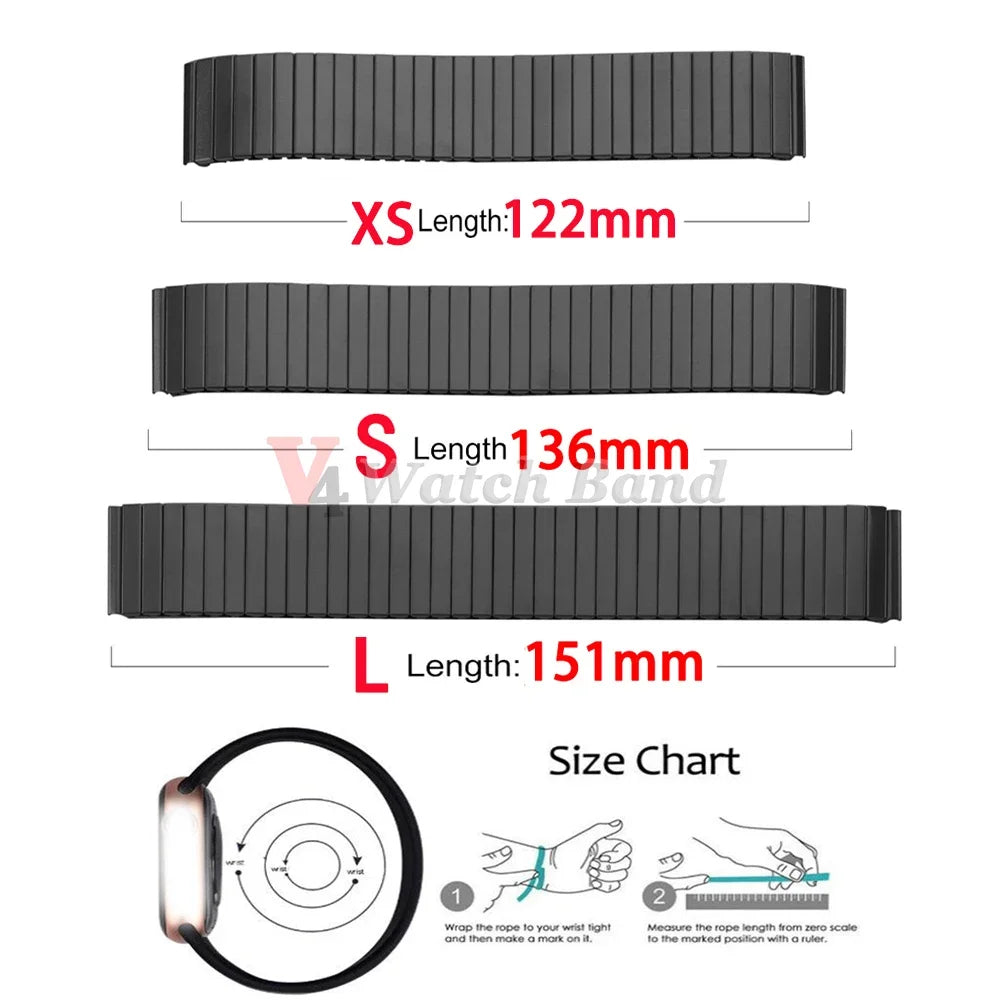 NEW Quick Release Stainless Steel Elastic Stretch Strap 14/16/18/20/22mm Watch Band Accessories Bracelet Metal Expansion Straps