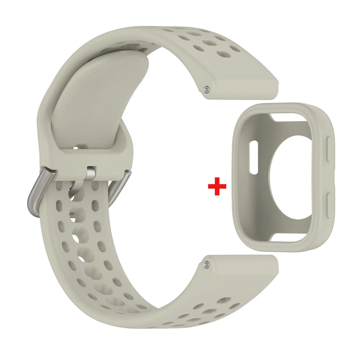 Silicone Strap with Protective Case for Amazfit Bip 6