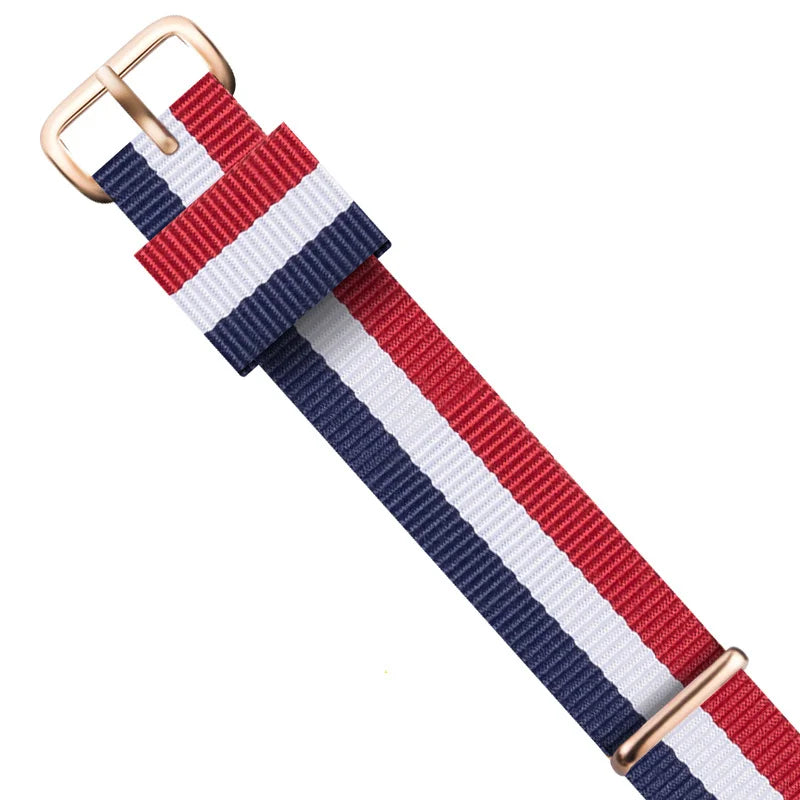 DW Nylon Rose Gold Strap