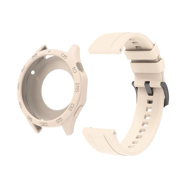 Silicone Strap & Protective Case for Huawei Watch GT4/GT5/GT6 – 46mm