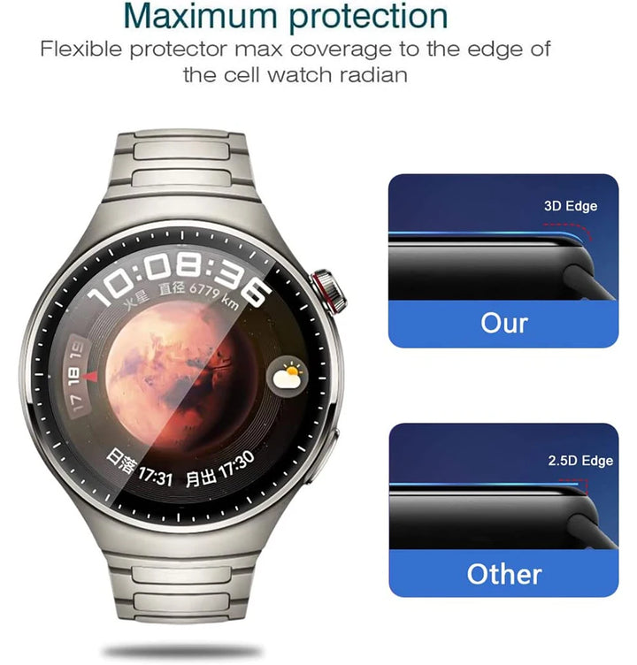 3D Curved Full Protective Film for Huawei Watch 4/4 Pro