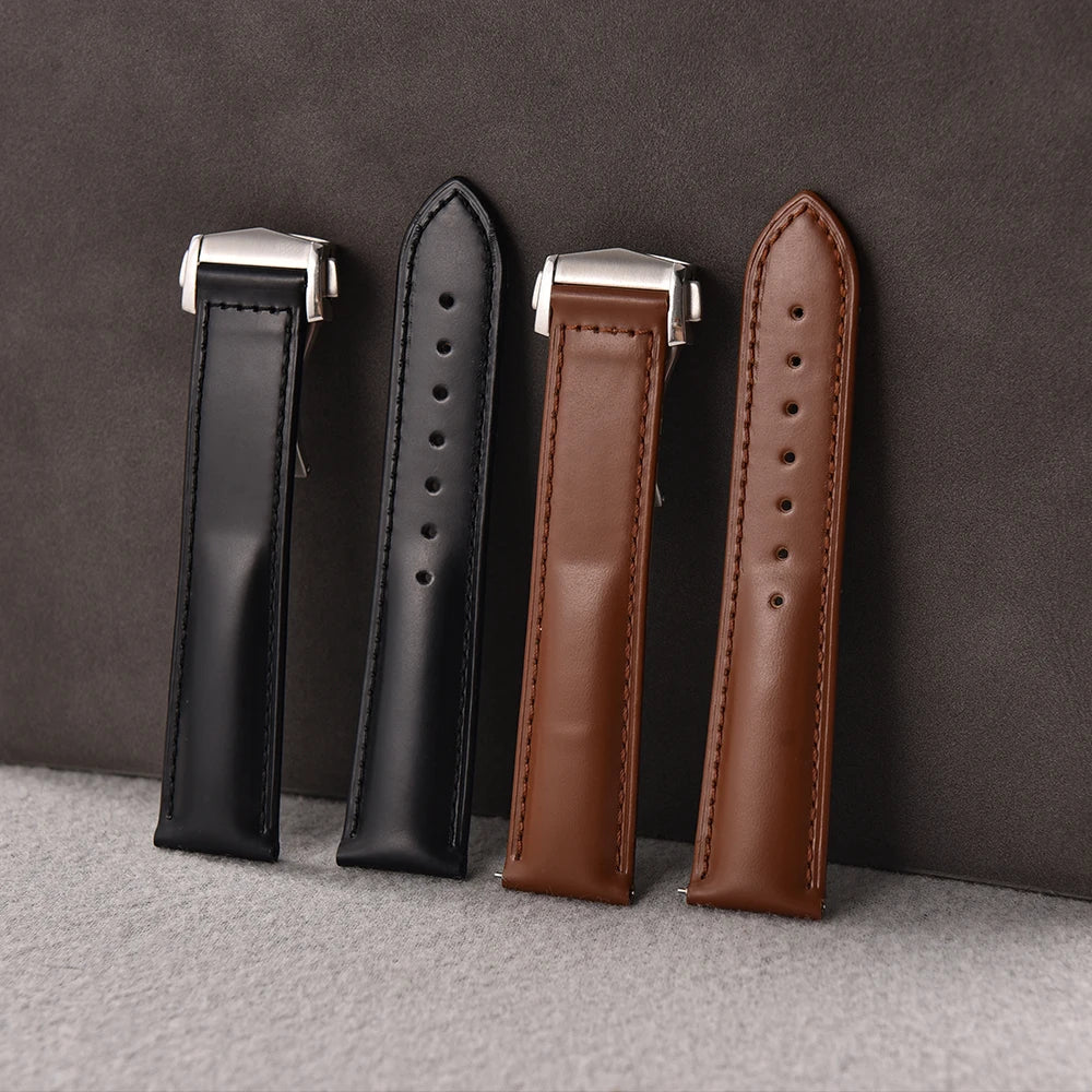 NATOBELT 19–22mm Quick Release Smooth Watch Strap – Folding Buckle for Omega, MoonSwatch & Seiko