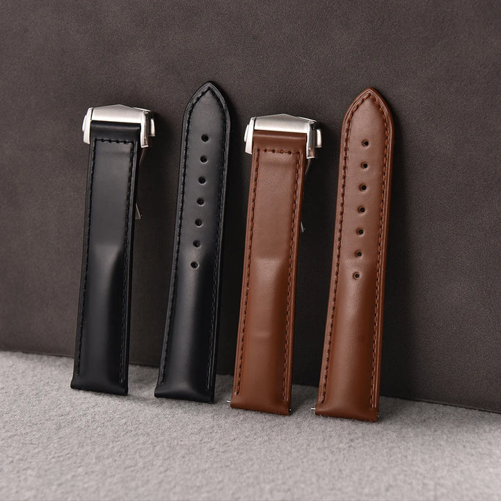 NATOBELT 19–22mm Quick Release Smooth Watch Strap – Folding Buckle for Omega, MoonSwatch & Seiko