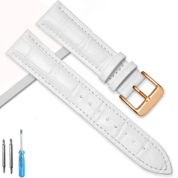 Universal Replacement Leather Watch Strap Leather Watchband for Men Women 12mm 14mm 16mm 18mm 20mm 22mm 24mm Watch Band