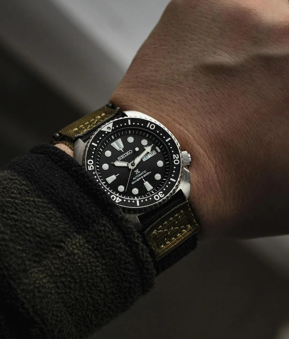 HEMSUT Nylon Military Watch Strap – 20/22mm Quick-Release for Citizen
