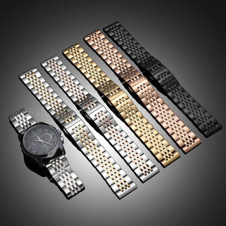 Solid Stainless Steel Wacth Strap for Tissot for Longines for Citizen for Seiko Watch Band 12/13/14/15/16/17/18/19/20/22/23/24mm