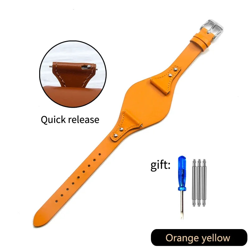Genuine Leather 18mm Watch Strap for Fossil Women – ES4114/ES4113/ES3625/ES3616