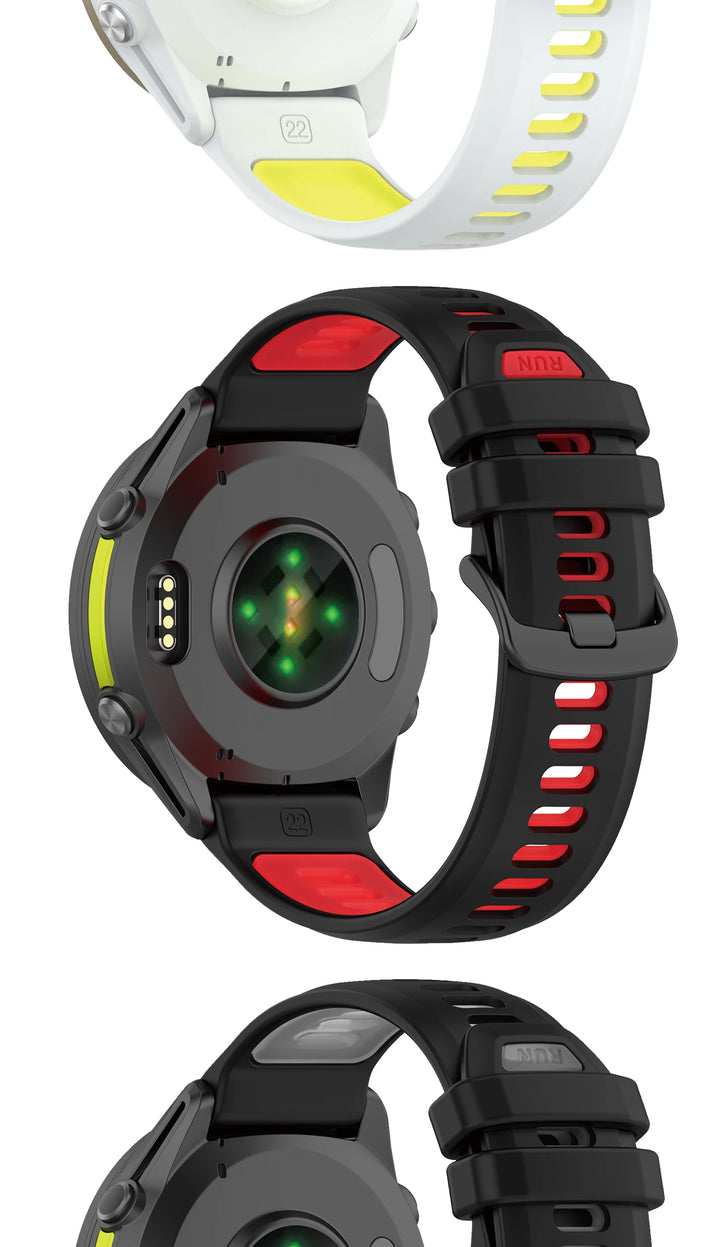 22mm Silicone Strap For Garmin Forerunner 970/965/955/745 Bracelet Belt Smart Watch Band Forerunner 945 935 Accessories