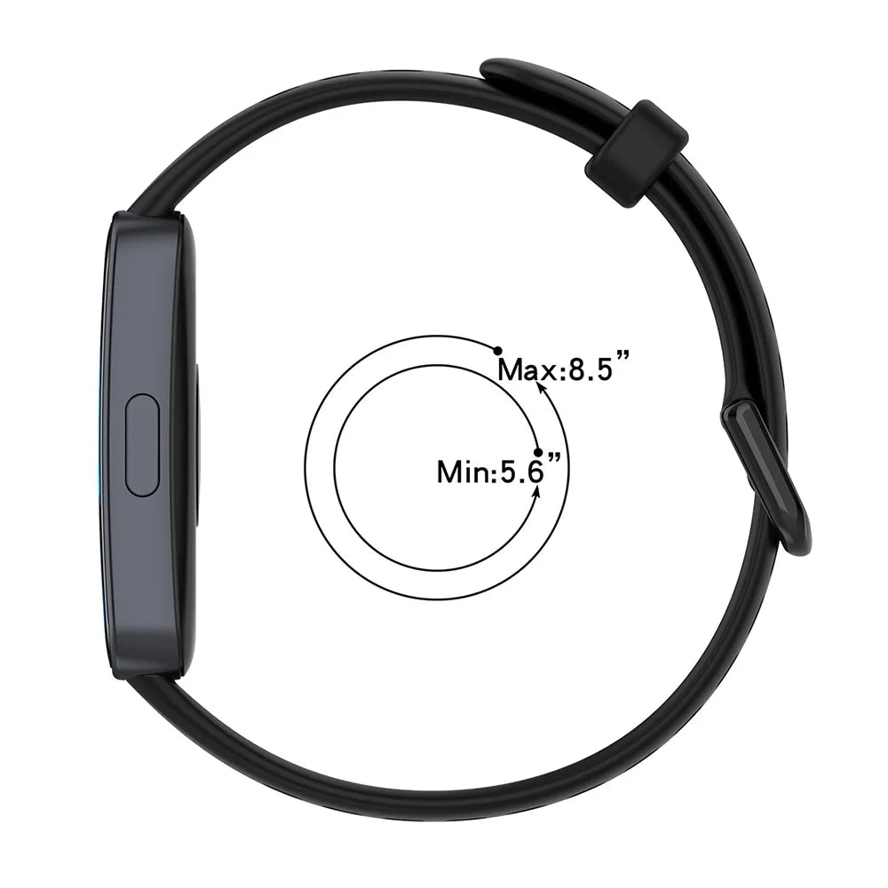 Breathable Silicone Watch Strap for Huawei Band 8/9/10