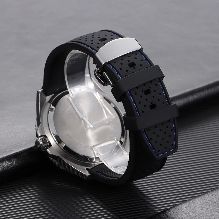 Premium Silicone Watch Strap – 20/22mm, Waterproof & Breathable, Butterfly