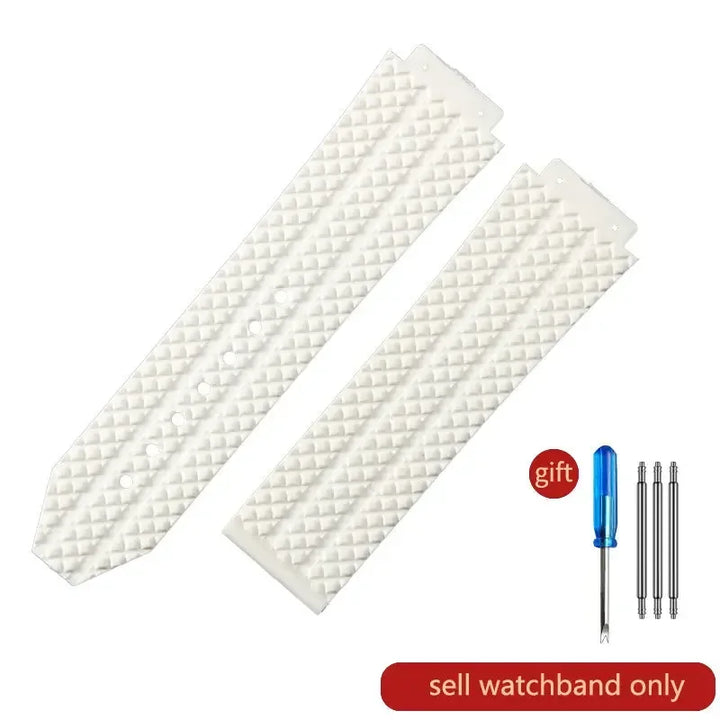 Waterproof Sports Silicone Watch Band 24x17 & 26x19mm (Men & Women)