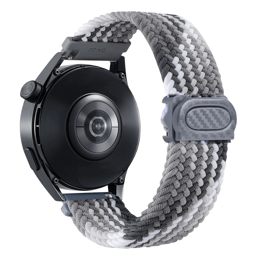 Nylon Braided Loop Watch Strap 20-22mm for Samsung Galaxy Watch & Huawei GT Series