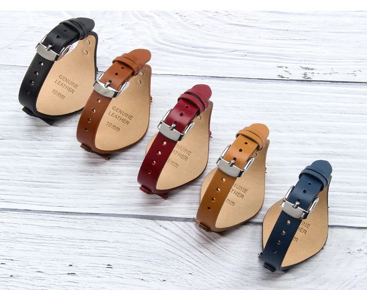 Genuine Leather 18mm Watch Strap for Fossil Women – ES4114/ES4113/ES3625/ES3616