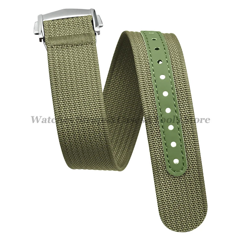Canvas Nylon Watch Strap – 20-22mm Waterproof