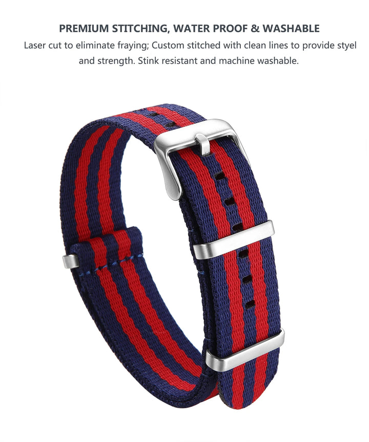 Military Watch Strap 20–22mm