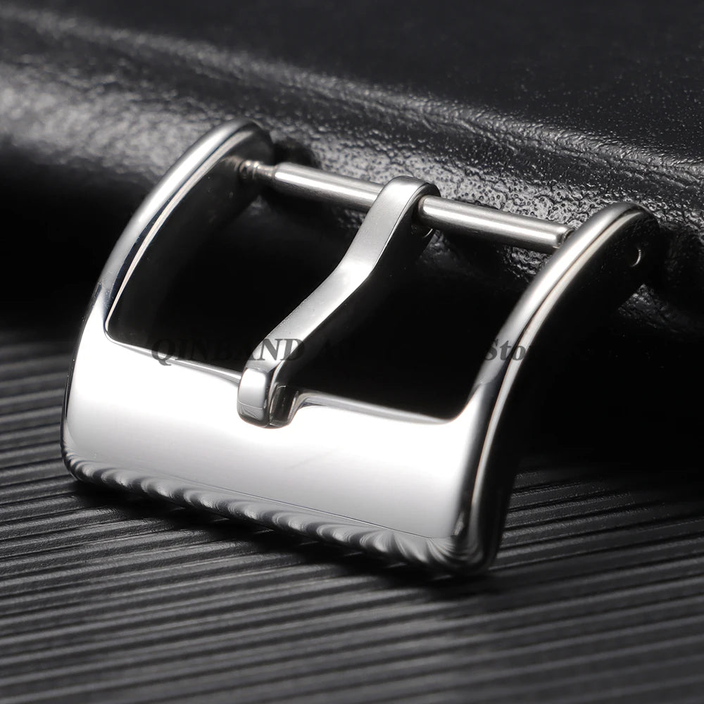304L Stainless Steel Pin Watch Buckle 16–20mm (Matte/Polished,