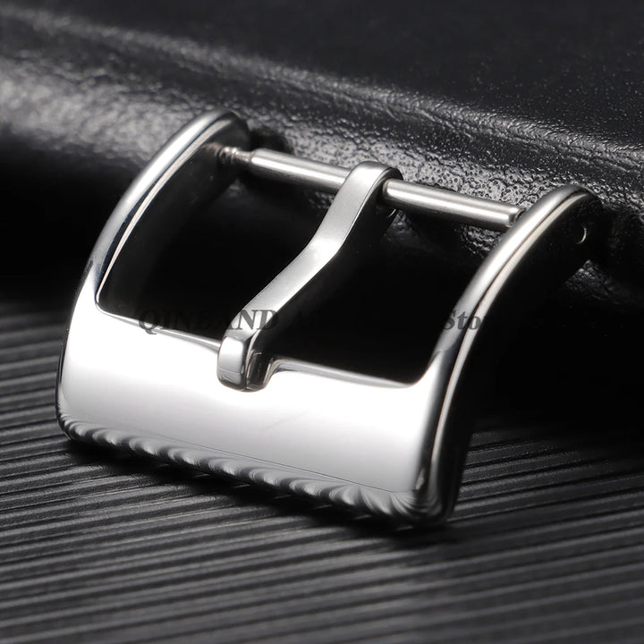 304L Stainless Steel Pin Watch Buckle 16–20mm (Matte/Polished,