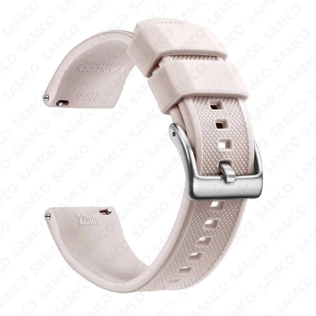 Quick Release Silicone Watch Band 18–22mm
