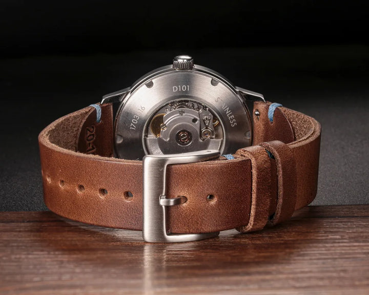 HEMSUT Leather Watch Bands 20 22mm Soft Wrap Handmade Wrist Straps Horween US Chromexcel 18mm 19mm 21mm