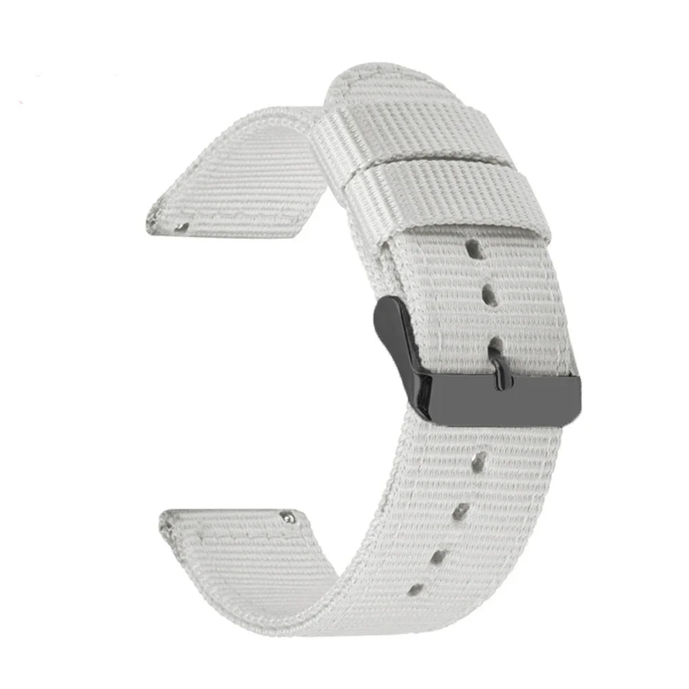 18mm 20mm 22mm 24mm Quick Release Watch Band Canvas Nylon Watch Strap for Garmin Fenix 5x Gps for Huawei Gt2 Wristband Bracelet