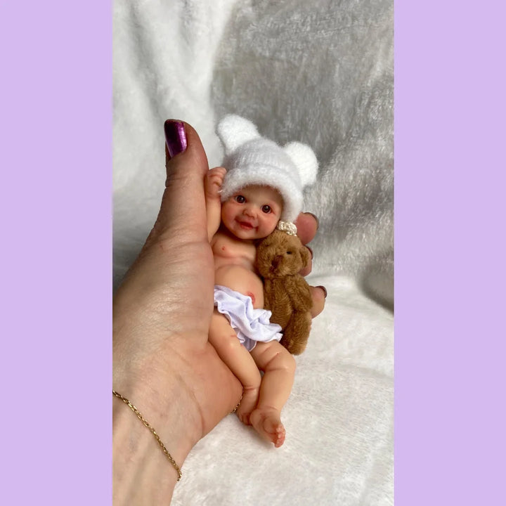 6″ Washable Mini Palm Solid Silicone Reborn Doll