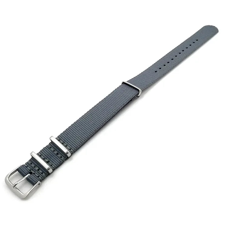 Fabric Nylon Woven Watch Strap 14–22mm (Steel Buckle)