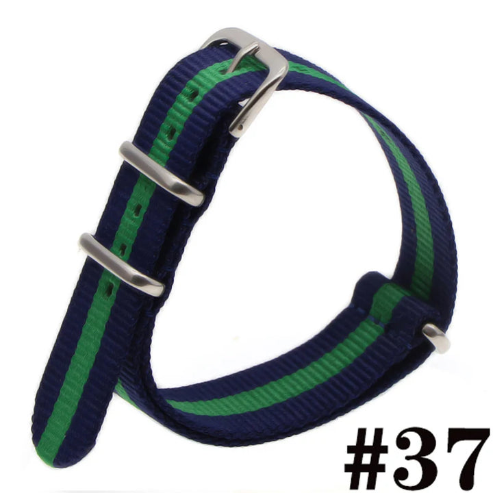 Waterproof Nylon Watch Strap (16-22mm)