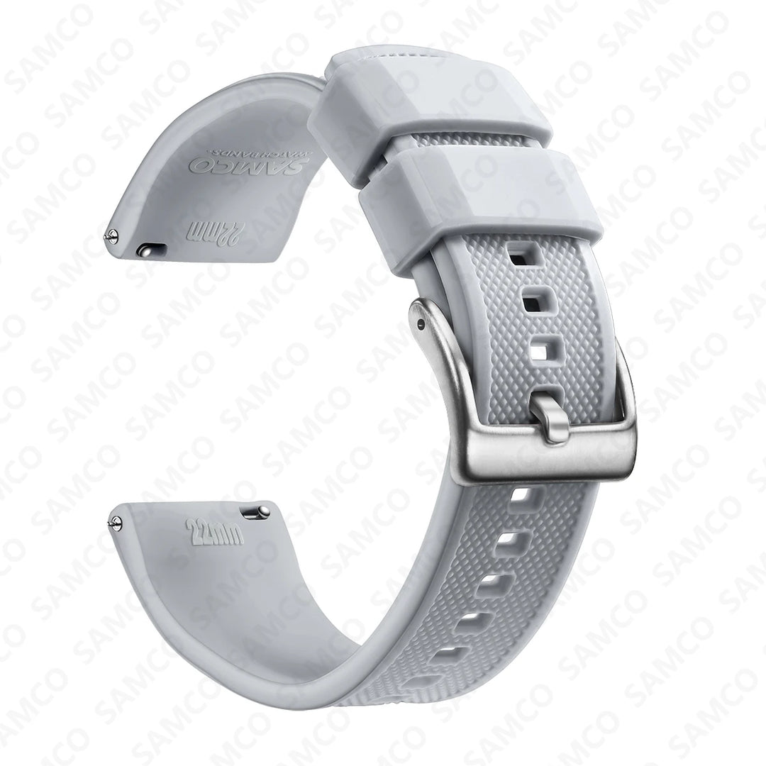 Quick Release Silicone Watch Band 18–22mm