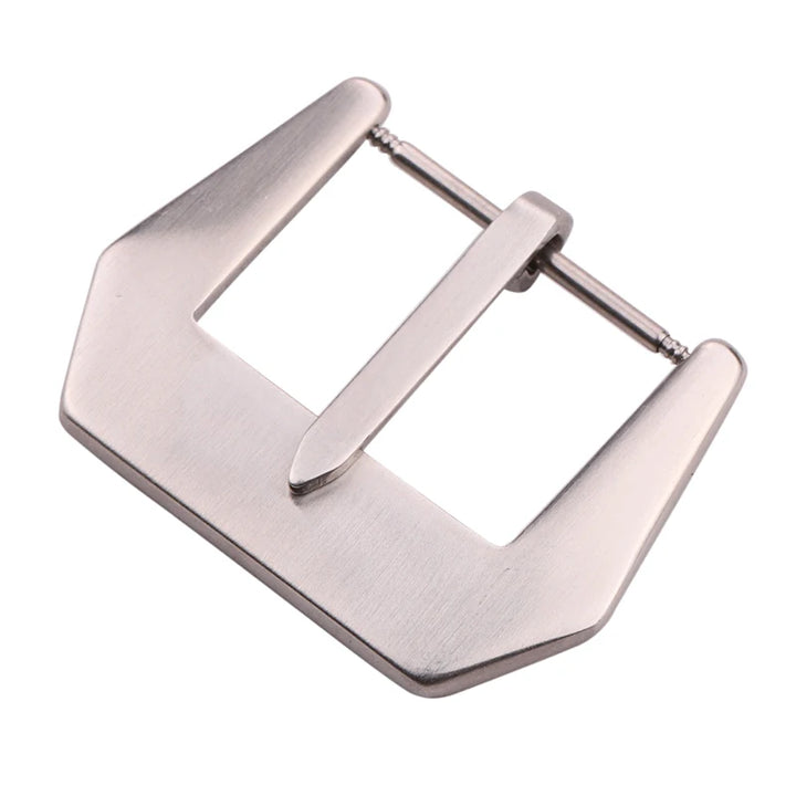 Wholesale Stainless Steel Watch Buckles – 12–28mm, 19 Styles, Silver